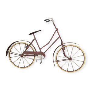 Unique Model Bicycle Metal Wall Hanging Decoration  20" Long